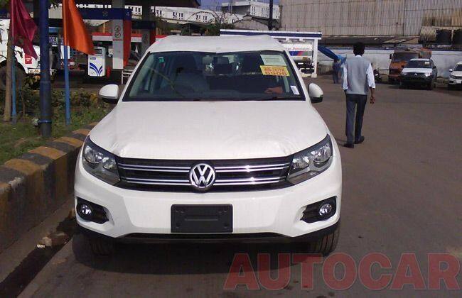 Volkswagen Tiguan Compact Suv在印度发现