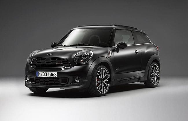 Mini Countryman和Paceman获得独家冷冻黑金属涂料