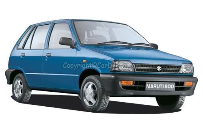 Maruti向其标志性的汽车Maruti 800出价Adeiu