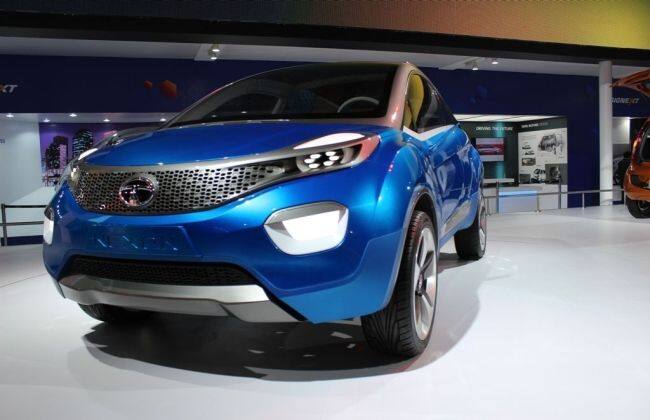 Tata Nexon Compact SUV概念使其印度首次亮相 - 里面的图片