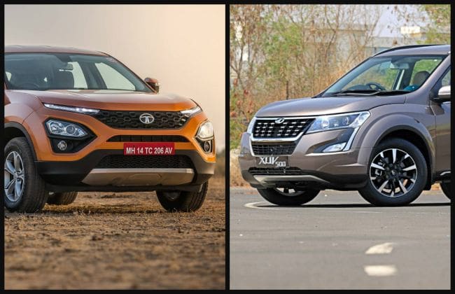 Tata Harrier vs Mahindra Xuv500：变体比较