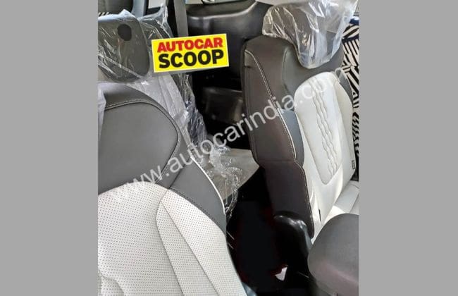 2021 Hyundai Alcazar Interior Spied，将在6座和7座配置中提供