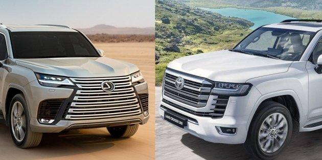 Key differences between the new Lexus LX and the LC 300