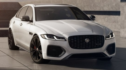 Jaguar unveils black XF and XE models